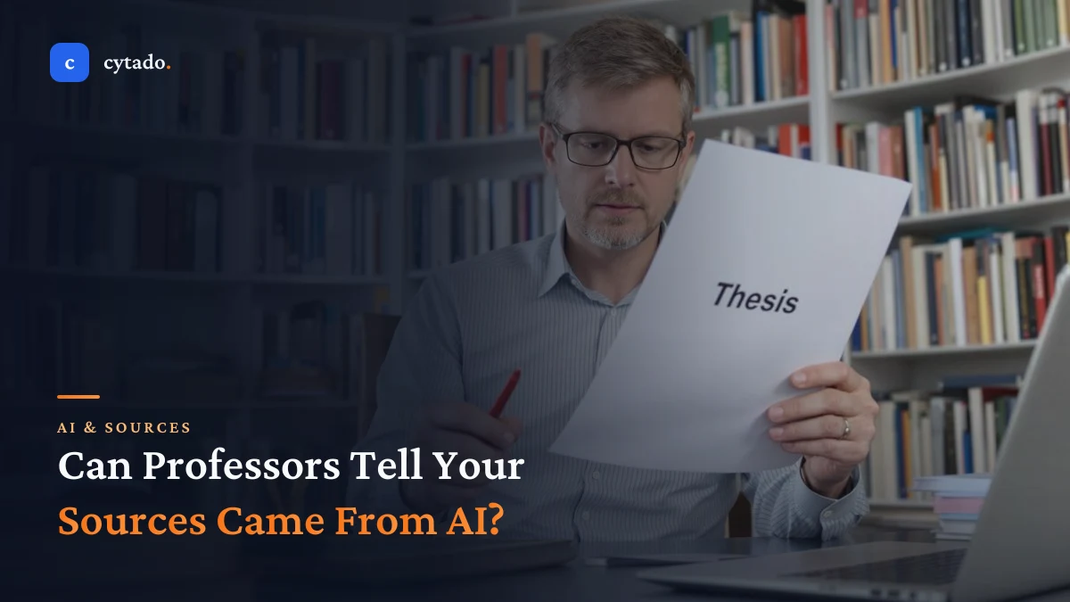 Can Professors Tell Your Sources Came From AI? (And How They Catch It)