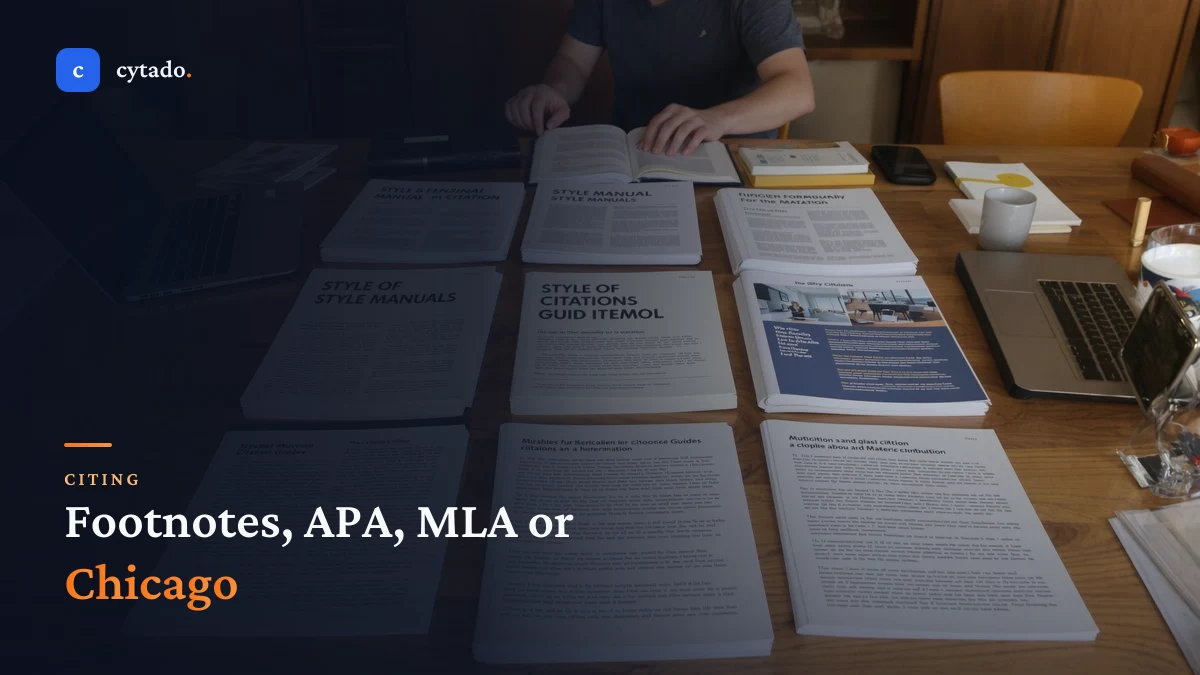 Footnotes, APA, MLA or Chicago: Which Style to Use